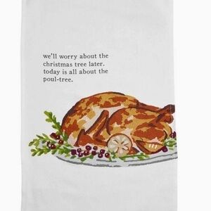 𝅺mud Pie Thanksgiving Flour Sack Towel
